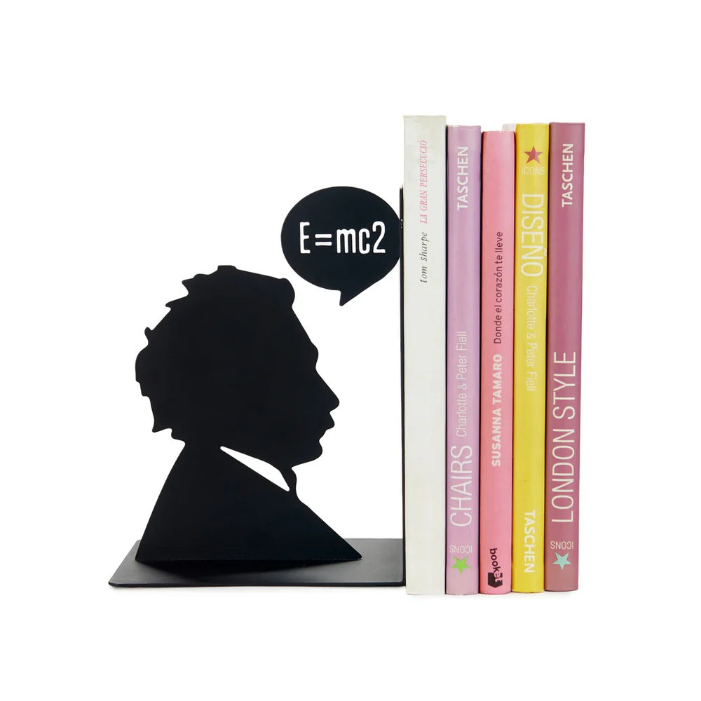 Balvi - Bookend,Einstein,Black,Metal