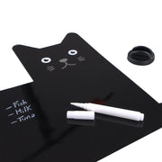 Balvi - Magnetic Fridge Board,Meow,Black,With Marker