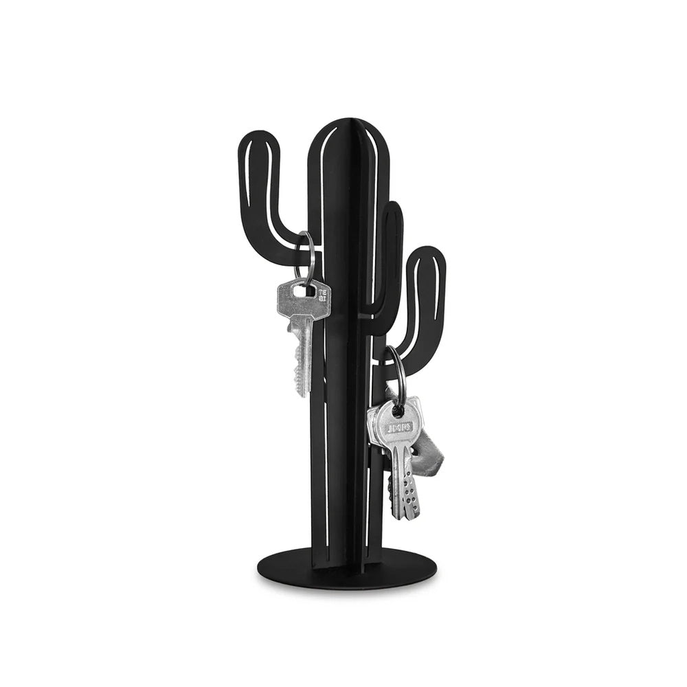 Balvi - Key Hanger,Cactus,Black,Metal