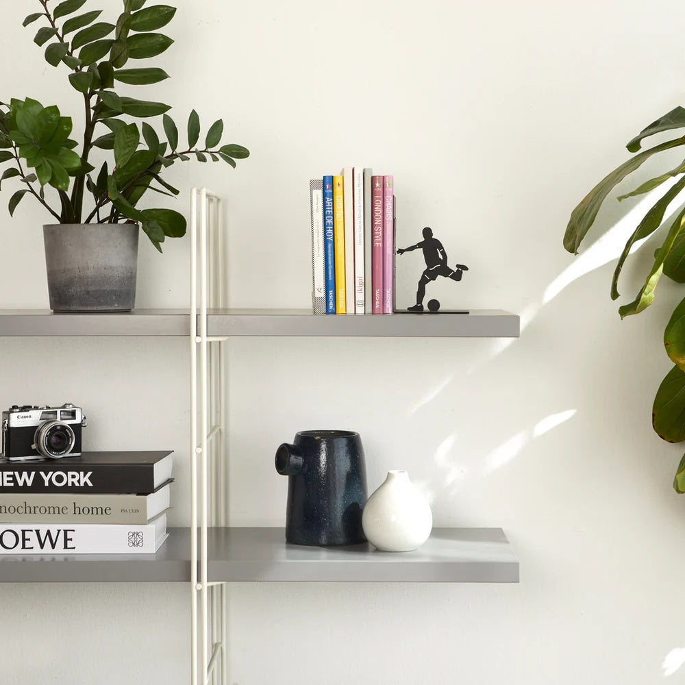 Balvi - Bookend,Goal Kick,Black,Metal