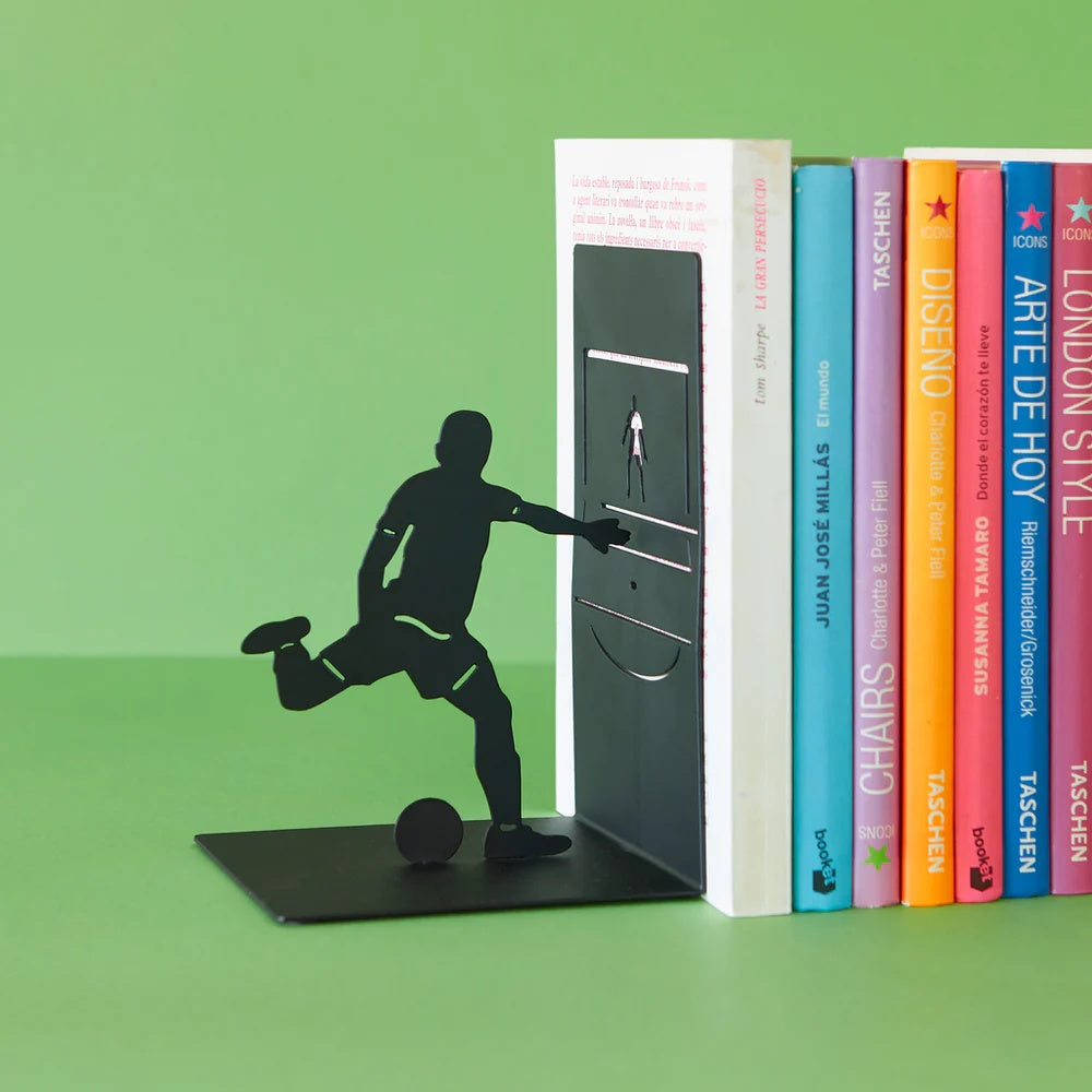 Balvi - Bookend,Goal Kick,Black,Metal