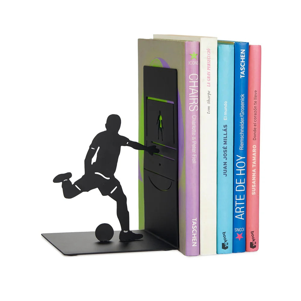 Balvi - Bookend,Goal Kick,Black,Metal