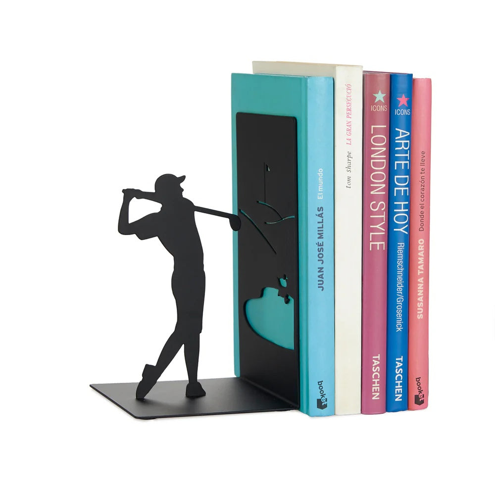 Balvi - Bookend,Backswing,Black,Metal