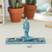 Balvi - Ring Holder,Asana,Blue,Porcelain