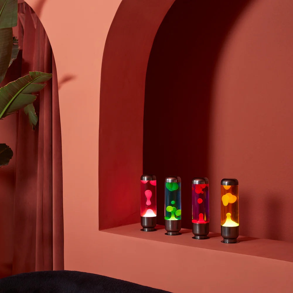 Balvi - Lava Lamp,Capsule,Blue/Lime,Aluminium