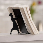 Balvi - Napkin Holder,Too Many Napkins,Black,Metal