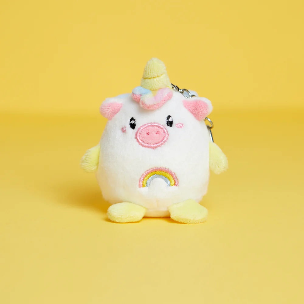 Balvi - Keyring,Fluffy Unicorn,Multicolor,Metal/Fabric
