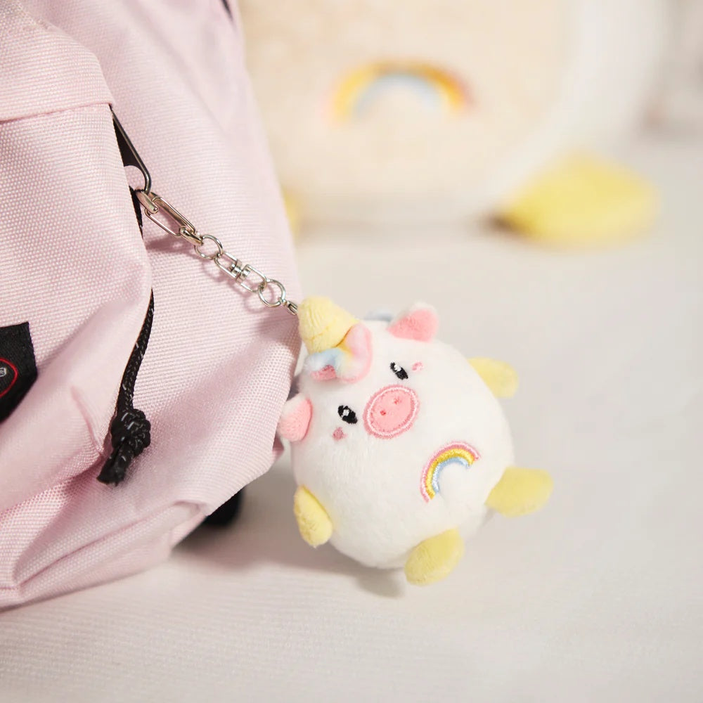 Balvi - Keyring,Fluffy Unicorn,Multicolor,Metal/Fabric