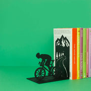 Balvi - Bookend,Cyclist,Black,Metal
