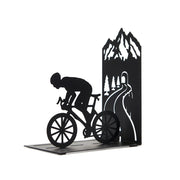 Balvi - Bookend,Cyclist,Black,Metal