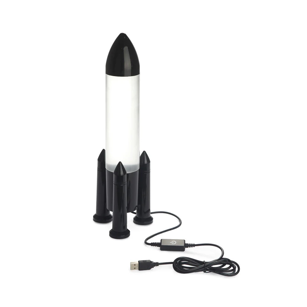 Balvi - Lamp,Rocket,Black,Led,Usb Cable 5V 1A Incl.