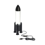Balvi - Lamp,Rocket,Black,Led,Usb Cable 5V 1A Incl.