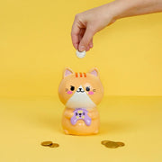 Balvi - Coin Bank,Kawaii Gamer,Orange,Ceramic