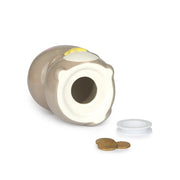 Balvi - Coin Bank,Kawaii Starry,Gray,Ceramic