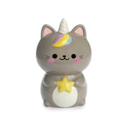 Balvi - Coin Bank,Kawaii Starry,Gray,Ceramic
