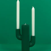 Balvi - Candle Holder,Cactus,Green,Resin