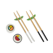 Balvi - Sushi Set,Oishii,White/Black,Ceramic