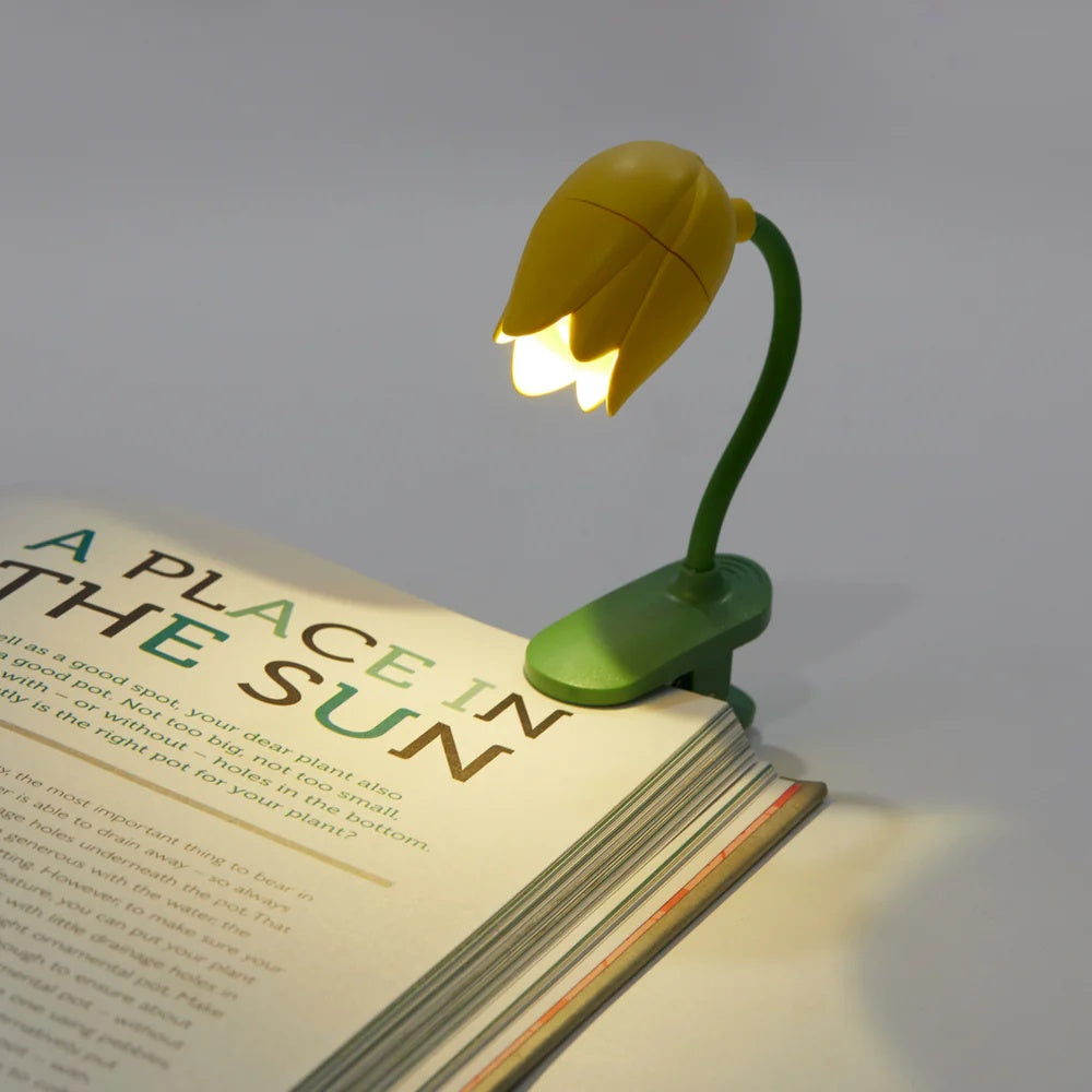 Balvi - Book Light,Tulip,Yellow,Plastic