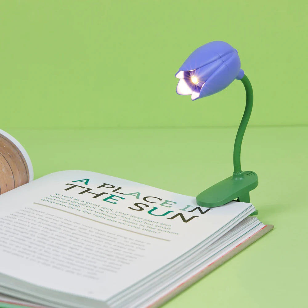 Balvi - Book Light,Tulip,Lilac,Plastic