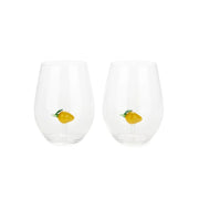 Balvi - Glass Set,Botanical Lemon,X2,Yellow,Glass