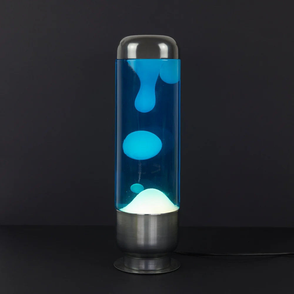 Balvi - Lava Lamp,Capsule,Blue,Aluminium
