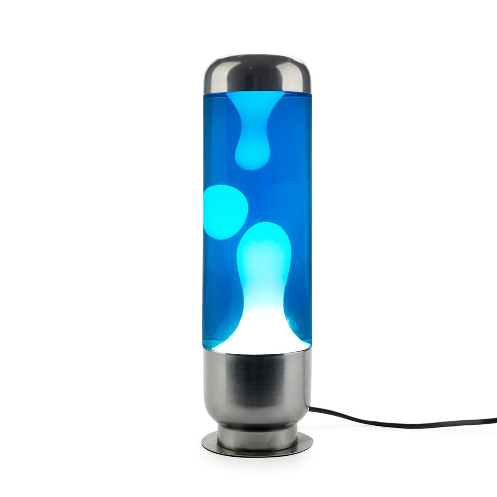 Balvi - Lava Lamp,Capsule,Blue,Aluminium