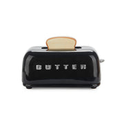 Balvi - Butter Tray,Toasty,Black,With Lid,Ceramic