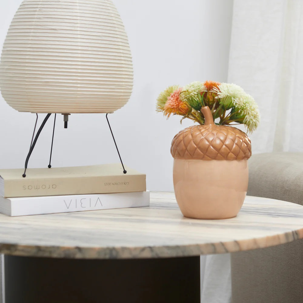 Balvi - Vase,Acorn,Brown,Ceramic