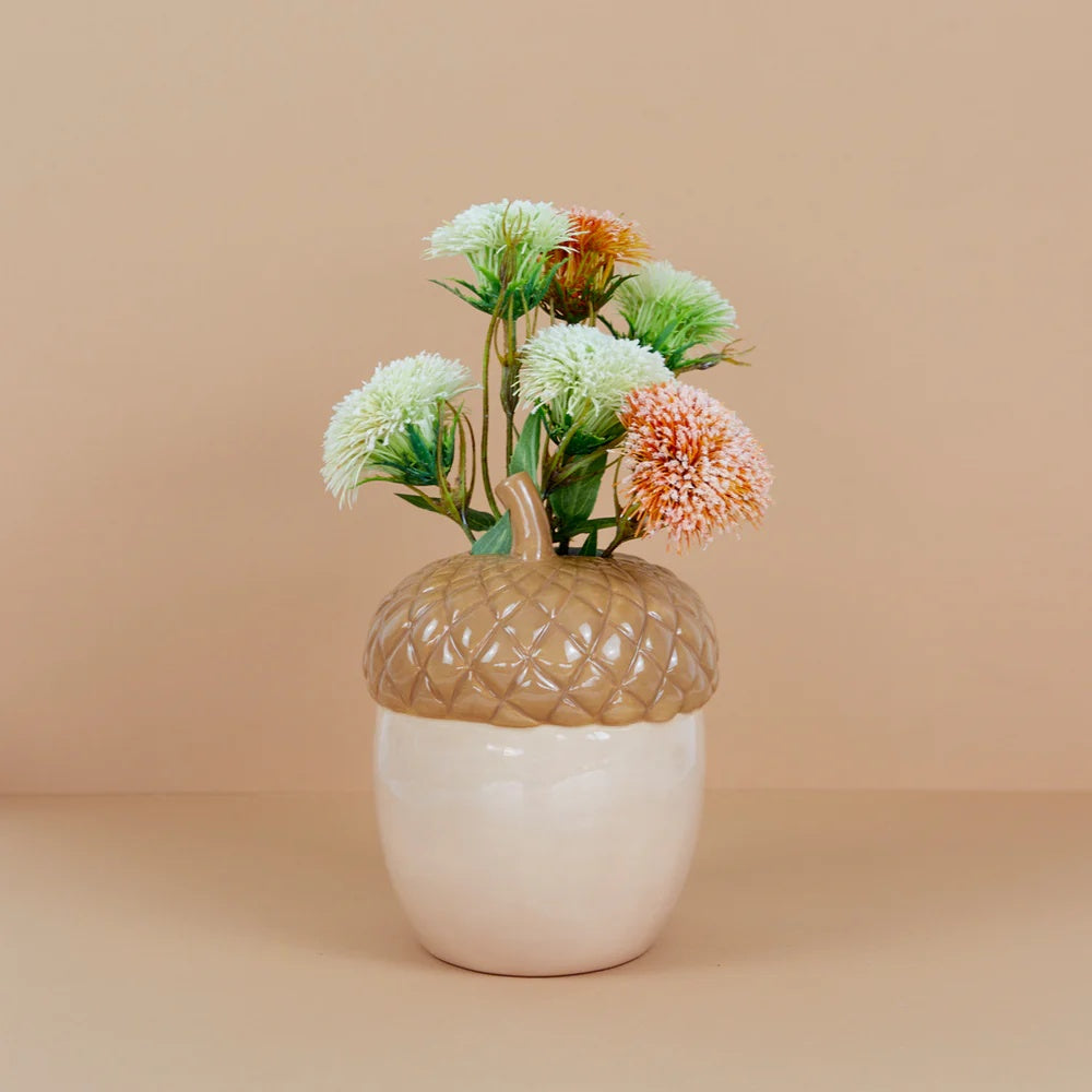 Balvi - Vase,Acorn,Brown,Ceramic