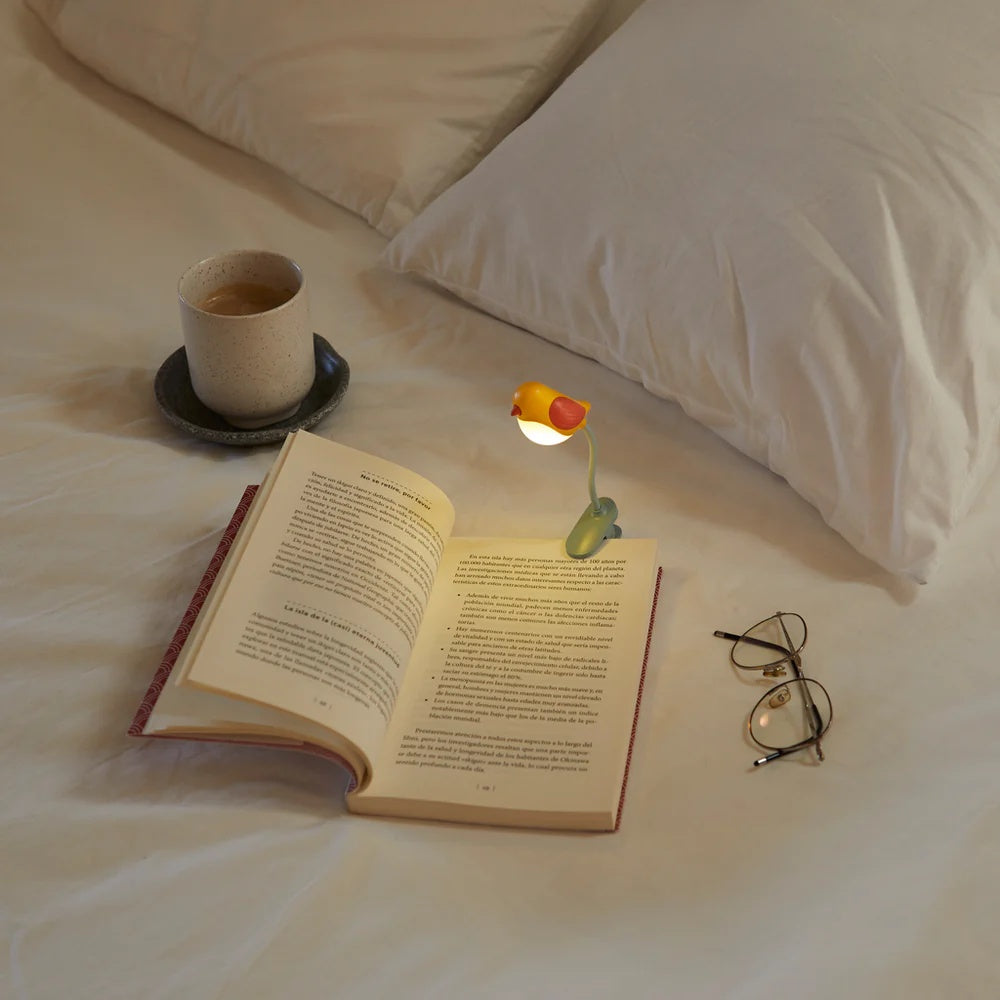 Balvi - Book Light,Birdie,Yellow,Plastic