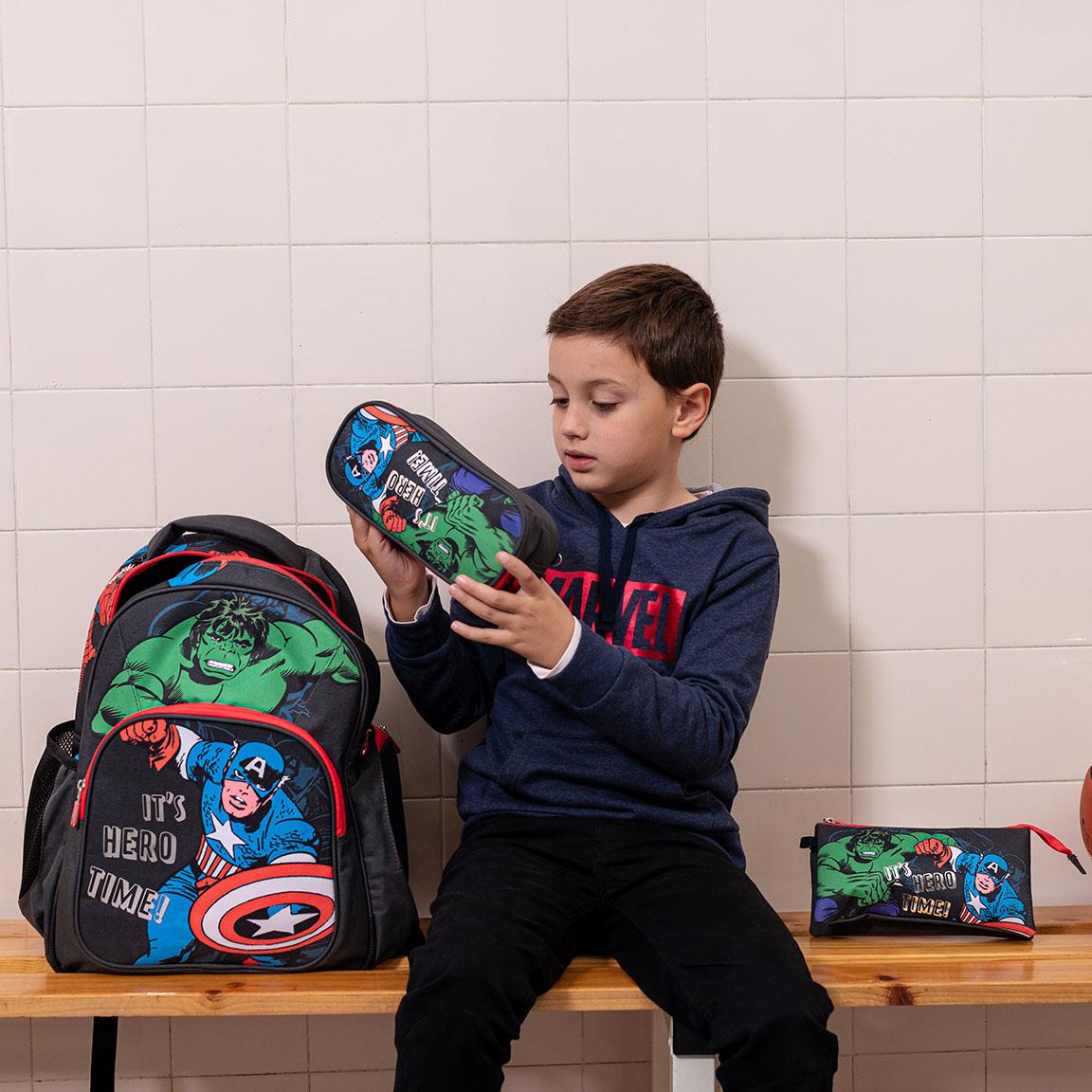 Cerda Avengers Medium School Backpack 42cm – Marvel Licensed Kids Bag - Ages 4+