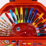 Cerda Marvel 50 Piece Coloring Stationery Set - Kids Art Set