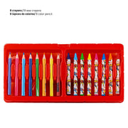 Cerda Marvel Colouring Stationery Set Briefcase – Licensed Art Carry Case - Ages 4+