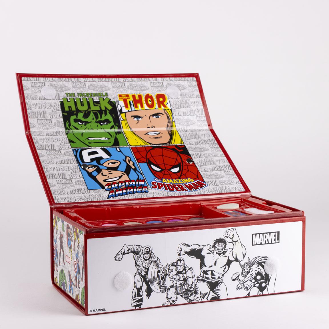 Cerda Marvel Colouring Stationery Set Briefcase – Licensed Art Carry Case - Ages 4+