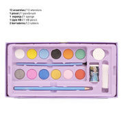 Cerda Frozen Coloring Stationery Set Case - Disney Art Kit