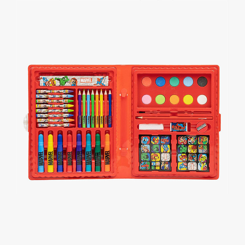 Cerda Marvel Colouring Stationery Set Box – Licensed Art Kit for Kids - Ages 4+