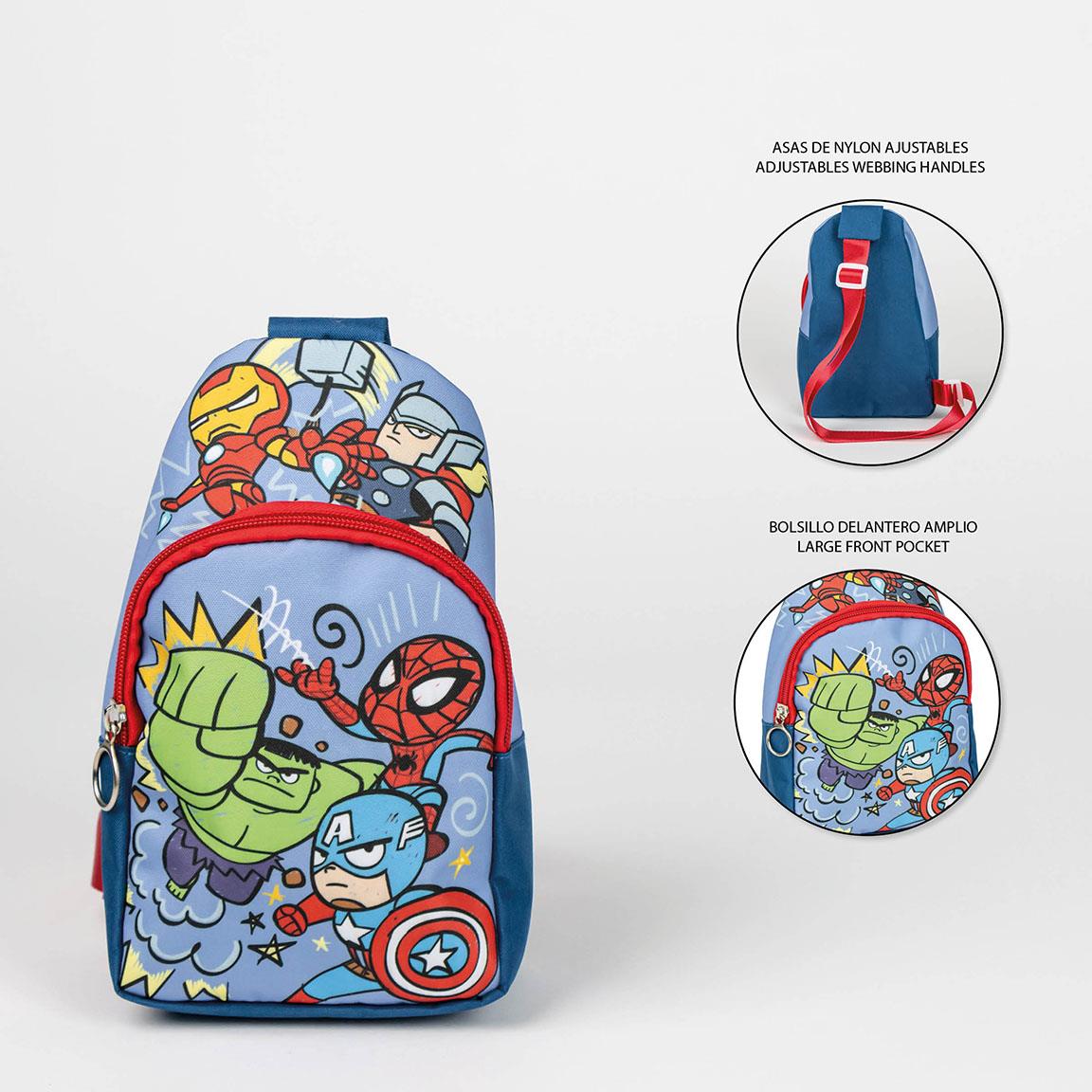 Cerda Avengers Crossbody Bag for Kids – Marvel Licensed Character Bag - Ages 2+