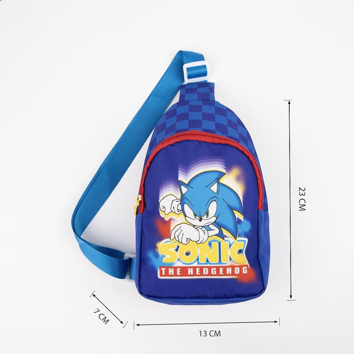 Cerda Sonic the Hedgehog Crossbody Bag for Kids – Licensed Character Bag - Ages 2+