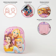 Princess 3D Kids Backpack - Padded Everyday School Bag