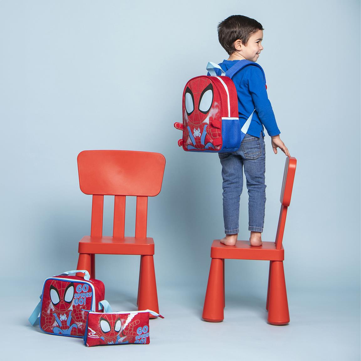 Cerda Spidey 3 Compartment Pencil Case