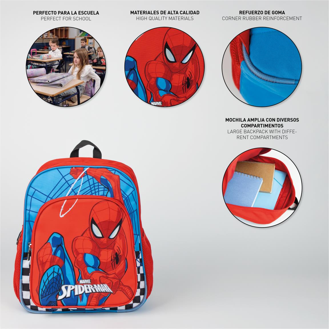 Cerda Spider-Man Medium School Backpack 38cm - Marvel Bag