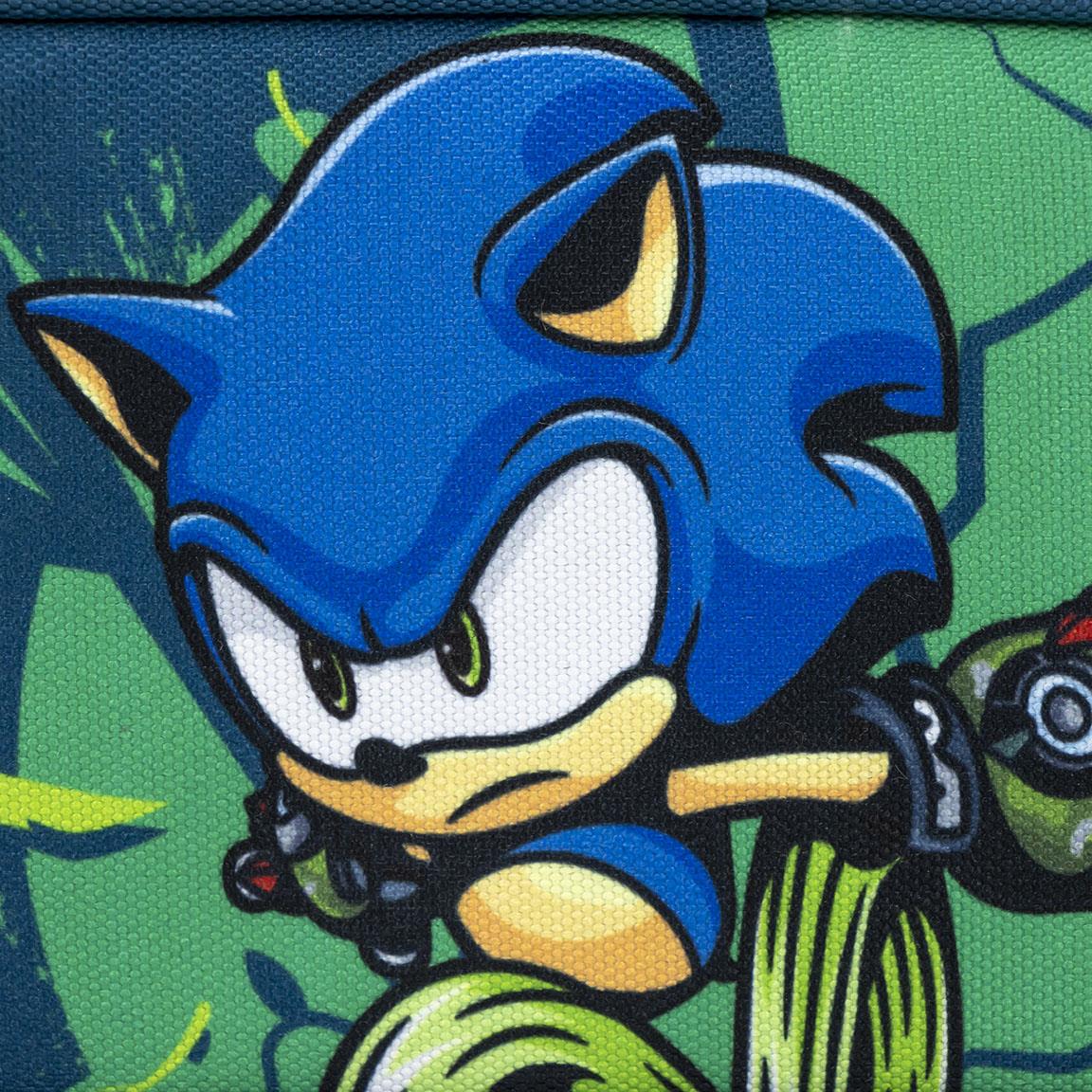 Cerda Sonic Prime Oval Pencil Case - Licensed School Case