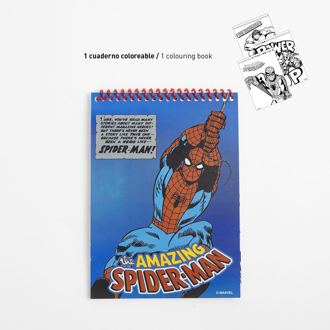 Cerda Marvel Colouring Stationery Set – Licensed Art Kit for Kids - Ages 4+