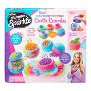Shimmer 'n Sparkle Rainbow Popping Bath Bombs - Ages 6+