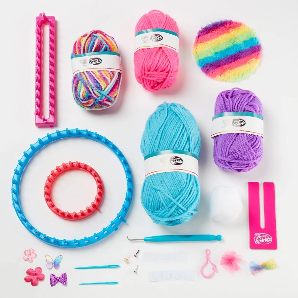Cra-Z-Art Shimmer 'n Sparkle 3 In 1 Ultimate Knitting Station