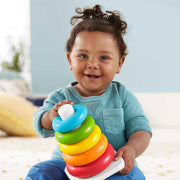 Fisher-Price Eco Rock-a-Stack - Plant-Based Stacking Rings Toy