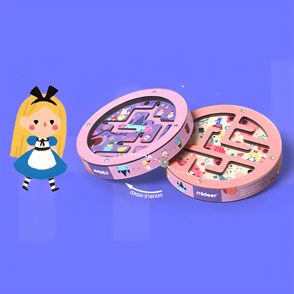 Mideer Double-Sided Steel Ball Maze - Wonderland