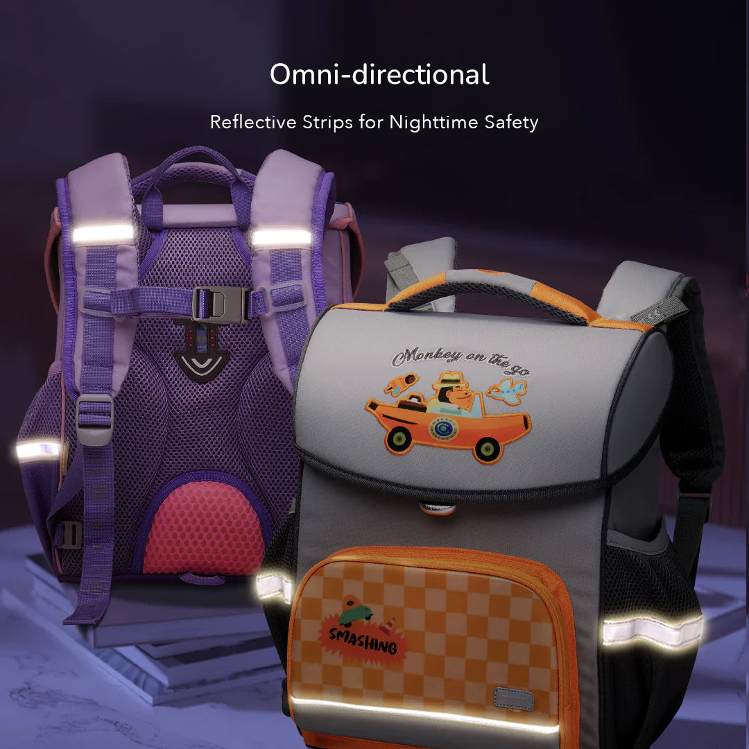 Mideer Spinecare Kids Backpack: Light-Year Express