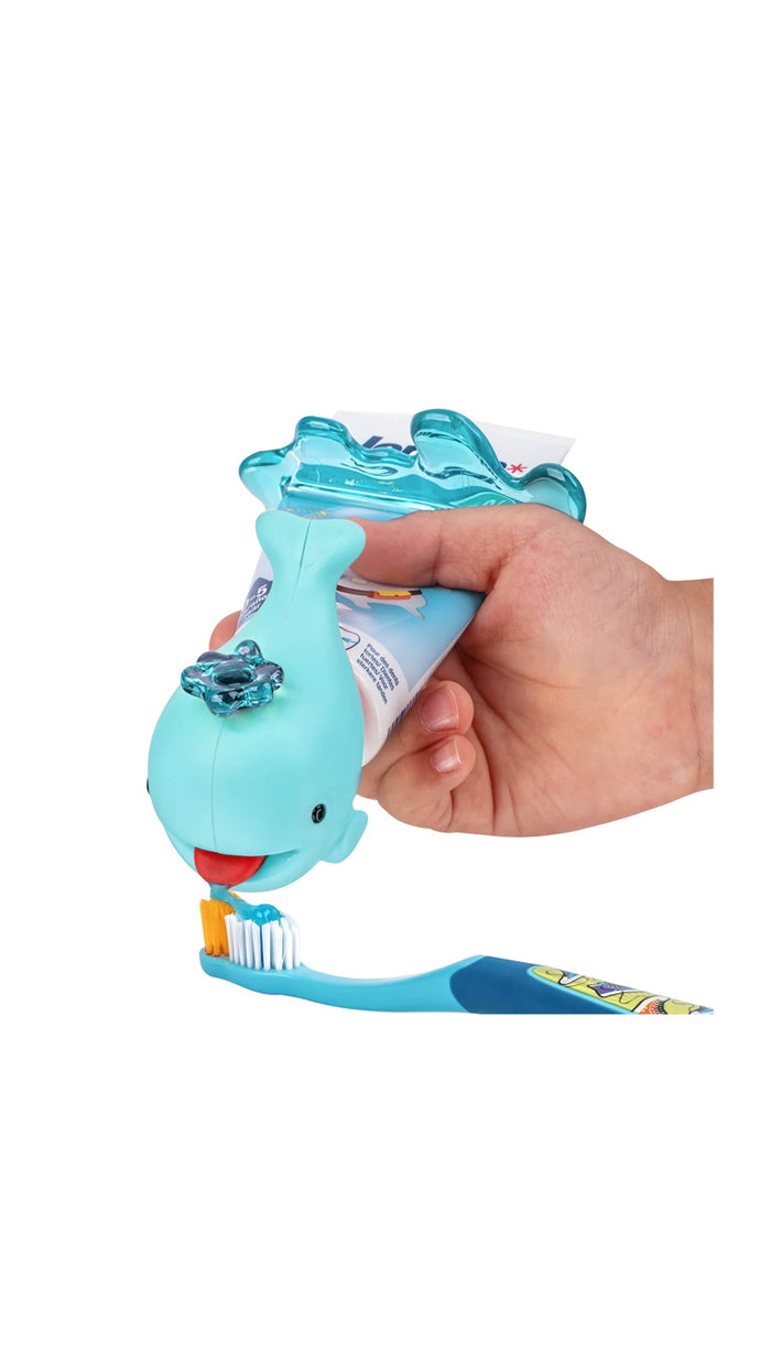 Flipper Whale Bluey Toothpaste Squirter - Fun Kids Brushing Toy