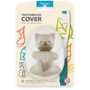 Flipper Toothbrush Cover and Toothbrush Combo Pack Cat